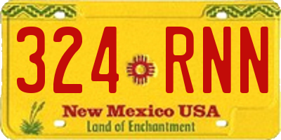 NM license plate 324RNN
