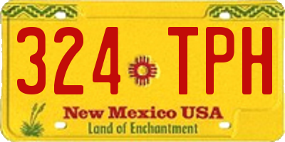 NM license plate 324TPH