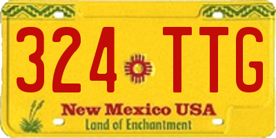 NM license plate 324TTG
