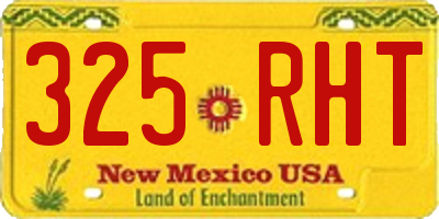 NM license plate 325RHT
