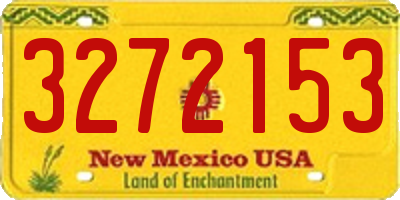 NM license plate 3272153