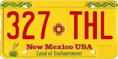 NM license plate 327THL