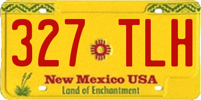 NM license plate 327TLH