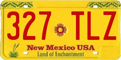 NM license plate 327TLZ