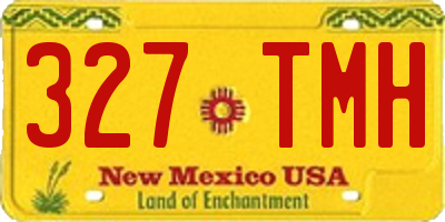 NM license plate 327TMH
