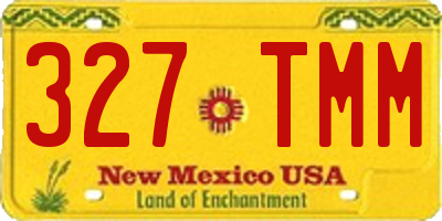 NM license plate 327TMM