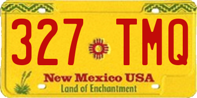 NM license plate 327TMQ