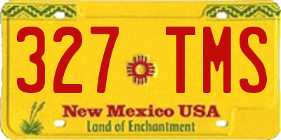 NM license plate 327TMS