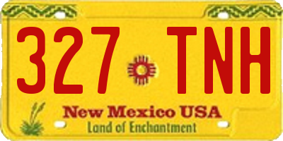 NM license plate 327TNH