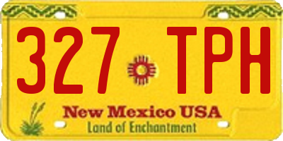 NM license plate 327TPH