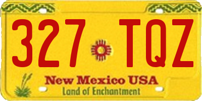NM license plate 327TQZ
