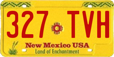 NM license plate 327TVH