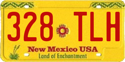 NM license plate 328TLH
