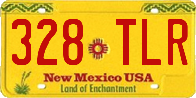 NM license plate 328TLR