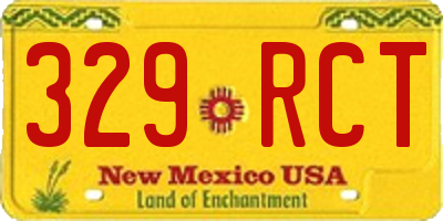 NM license plate 329RCT