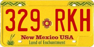 NM license plate 329RKH