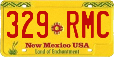 NM license plate 329RMC