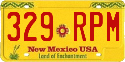 NM license plate 329RPM