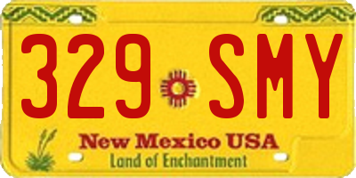 NM license plate 329SMY