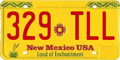 NM license plate 329TLL