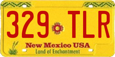 NM license plate 329TLR