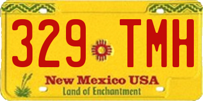 NM license plate 329TMH