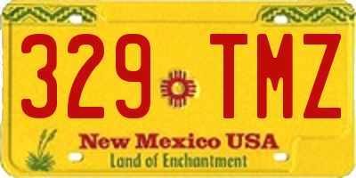 NM license plate 329TMZ
