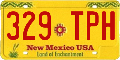 NM license plate 329TPH