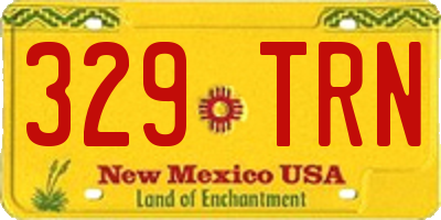 NM license plate 329TRN