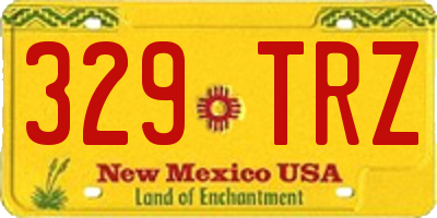NM license plate 329TRZ