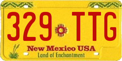 NM license plate 329TTG