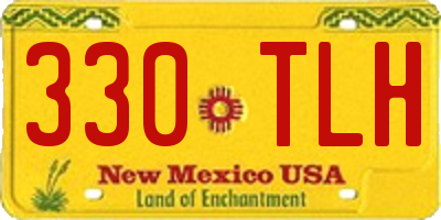 NM license plate 330TLH