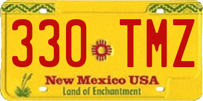 NM license plate 330TMZ