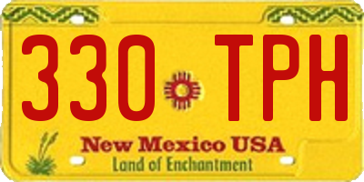 NM license plate 330TPH