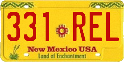 NM license plate 331REL