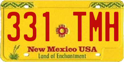 NM license plate 331TMH