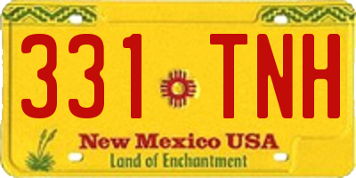 NM license plate 331TNH