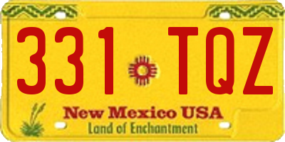 NM license plate 331TQZ