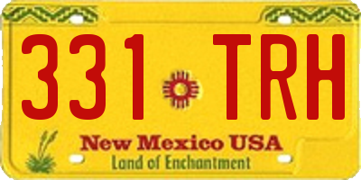 NM license plate 331TRH