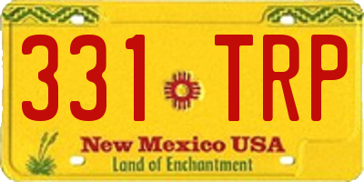 NM license plate 331TRP
