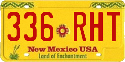 NM license plate 336RHT