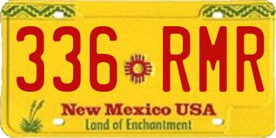NM license plate 336RMR