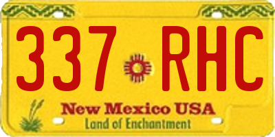 NM license plate 337RHC