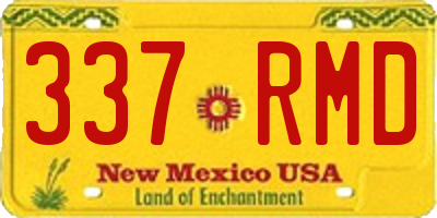 NM license plate 337RMD