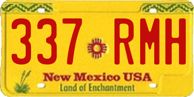 NM license plate 337RMH