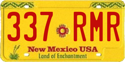 NM license plate 337RMR