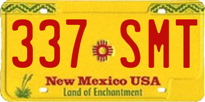 NM license plate 337SMT