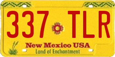 NM license plate 337TLR