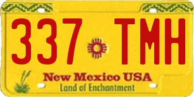 NM license plate 337TMH