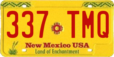 NM license plate 337TMQ